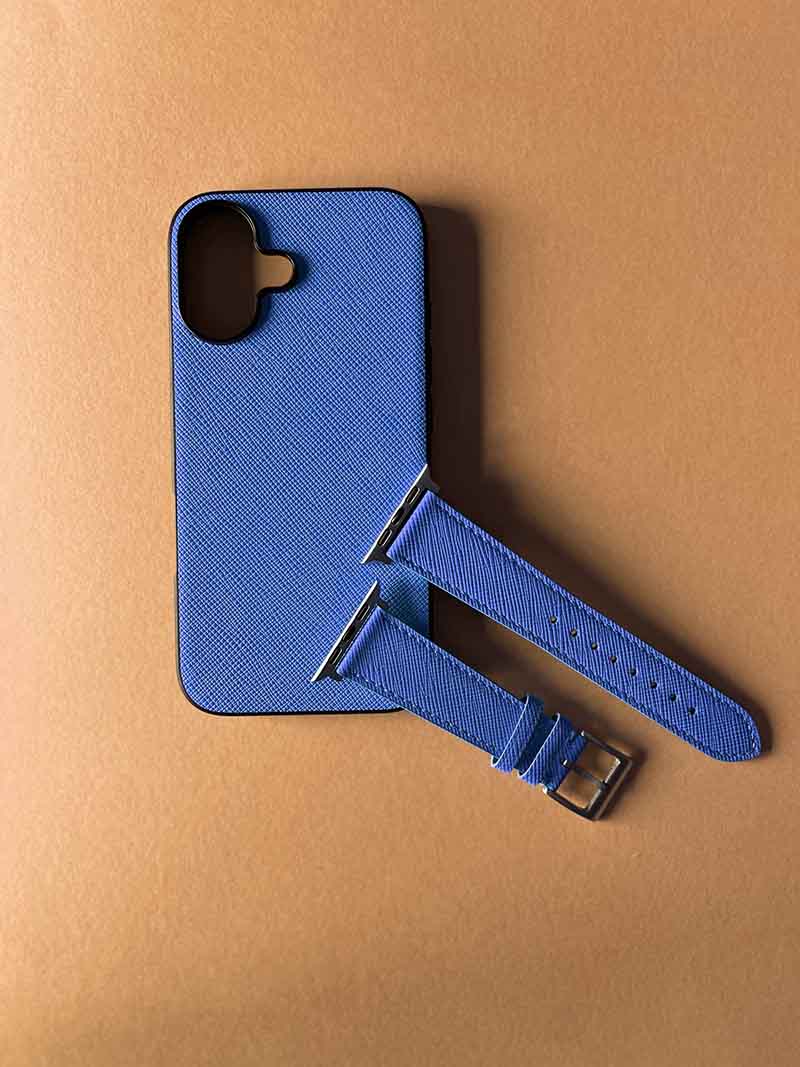 Set Saffiano: Cover iPhone, Cinturino Apple Watch photo review